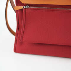 Hermes Herbag 31 Red A Stamp