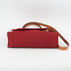 Hermes Herbag 31 Red A Stamp