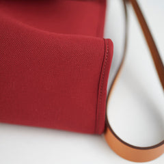 Hermes Herbag 31 Red A Stamp