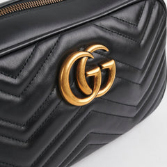 Gucci Marmont Small Camera Bag Black