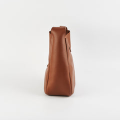 Saint Laurent Le 5 A 7 Brown Leather Tote