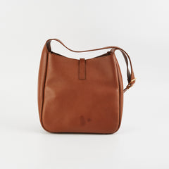 Saint Laurent Le 5 A 7 Brown Leather Tote