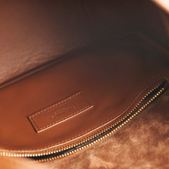 Saint Laurent Le 5 A 7 Brown Leather Tote