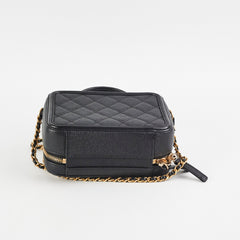 Chanel Filigree Small Caviar Vanity Black