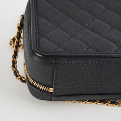 Chanel Filigree Small Caviar Vanity Black