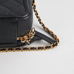 Chanel Filigree Small Caviar Vanity Black