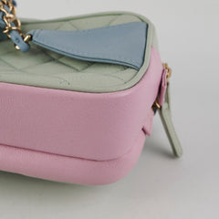 Chanel Goatskin Quilted Waist Bag Pastel