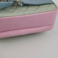 Chanel Goatskin Quilted Waist Bag Pastel