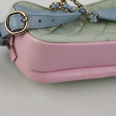 Chanel Goatskin Quilted Waist Bag Pastel