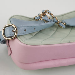Chanel Goatskin Quilted Waist Bag Pastel