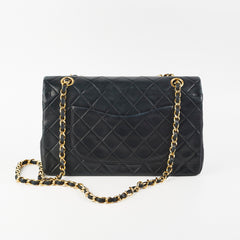 26/7 DOTD- Chanel Vintage Quilted Lambskin Medium/Large Black 24K GHW