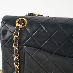 26/7 DOTD- Chanel Vintage Quilted Lambskin Medium/Large Black 24K GHW