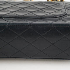 26/7 DOTD- Chanel Vintage Quilted Lambskin Medium/Large Black 24K GHW