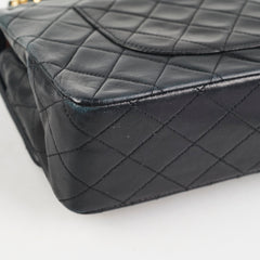 26/7 DOTD- Chanel Vintage Quilted Lambskin Medium/Large Black 24K GHW