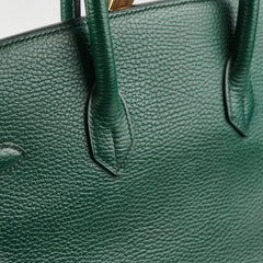 Deal of the Week - Hermes Birkin 35 Ardennes Vert Anglais Stamp F Square