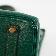 Deal of the Week - Hermes Birkin 35 Ardennes Vert Anglais Stamp F Square