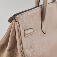 Hermes Birkin 35 Gris Tourterelle Togo - L Square Stamp