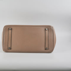 Hermes Birkin 35 Gris Tourterelle Togo - L Square Stamp