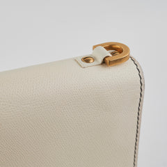 Christian Dior Ja'Dior Flap Bag Cream