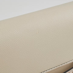 Christian Dior Ja'Dior Flap Bag Cream