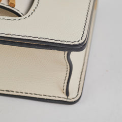 Christian Dior Ja'Dior Flap Bag Cream