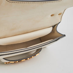 Christian Dior Ja'Dior Flap Bag Cream