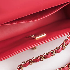 Chanel Patent Shaded Mini Rectangular Flap Bag Pink