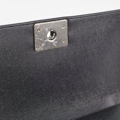 Chanel Caviar Old Medium Boy Black