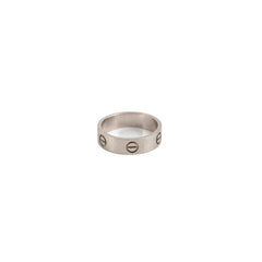 Cartier Love Ring White Gold Size 58