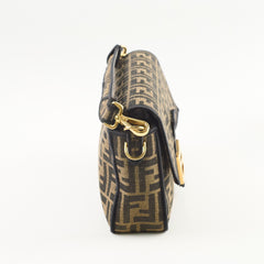 Fendi FF Medium Baguette Canvas