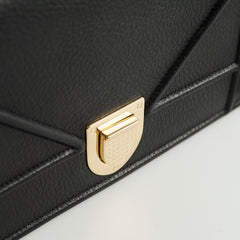Dior Diorama Medium Flap Bag Black