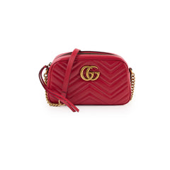 Gucci GG Marmont Camera Bag Red