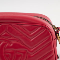 Gucci GG Marmont Camera Bag Red