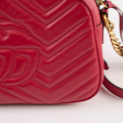 Gucci GG Marmont Camera Bag Red