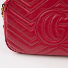 Gucci GG Marmont Camera Bag Red