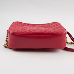Gucci GG Marmont Camera Bag Red