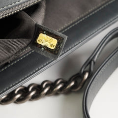 Chanel New Medium Boy Dark Grey