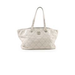 Chanel On the Road Coco Mark Tote Grey
