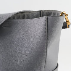 CELINE Sangle Bucket Bag Grey