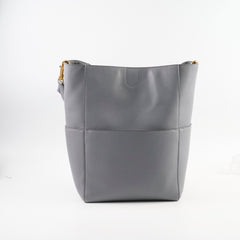CELINE Sangle Bucket Bag Grey