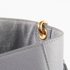 CELINE Sangle Bucket Bag Grey