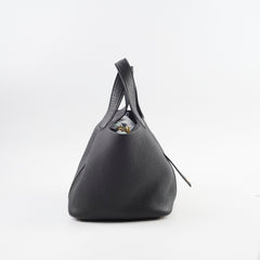 Hermes Picotin 18 Clemence Noir Z Stamp