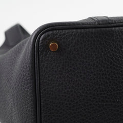 Hermes Picotin 18 Clemence Noir Z Stamp