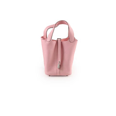 Hermes Picotin 18 Clemence Rose Sakura W Stamp