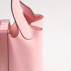 Hermes Picotin 18 Clemence Rose Sakura W Stamp