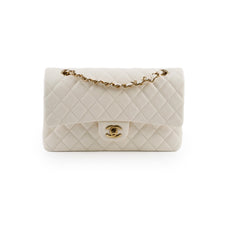 Chanel Classic Flap Medium/Large M/L Caviar White - 2023