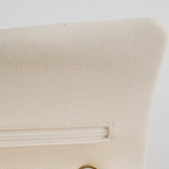 Chanel Classic Flap Medium/Large M/L Caviar White - 2023