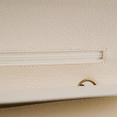 Chanel Classic Flap Medium/Large M/L Caviar White - 2023