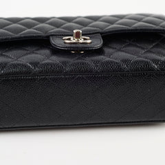 Chanel Caviar Medium/Large M/L Classic Flap Black