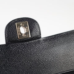 Chanel Caviar Medium/Large M/L Classic Flap Black